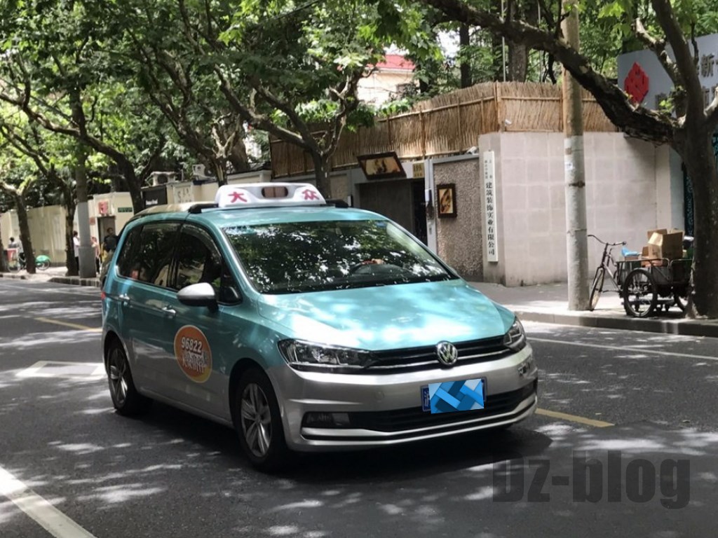 上海のタクシー