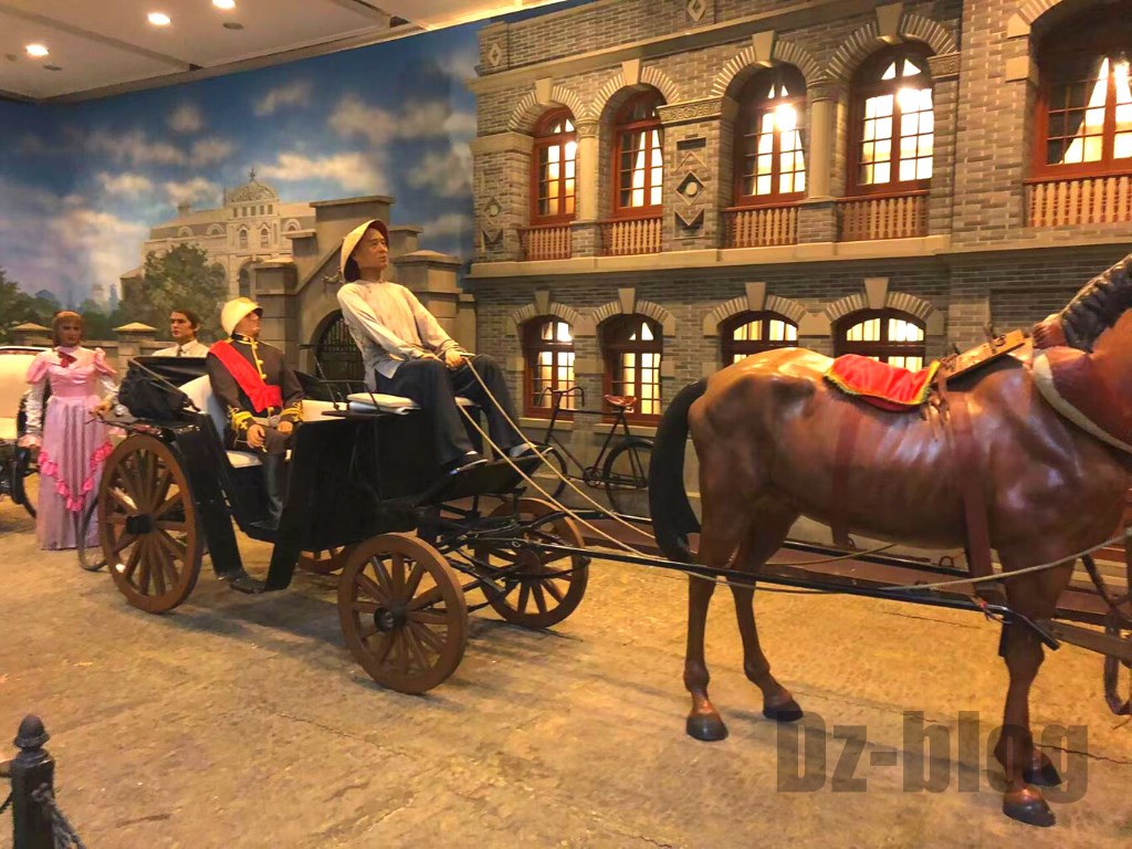 上海城市歴史発展陳列館　馬車